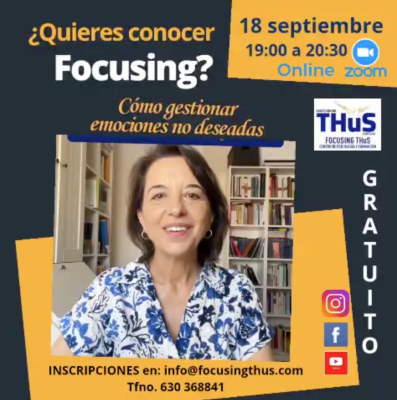 Imagen: ¿Quieres conocer Focusing?