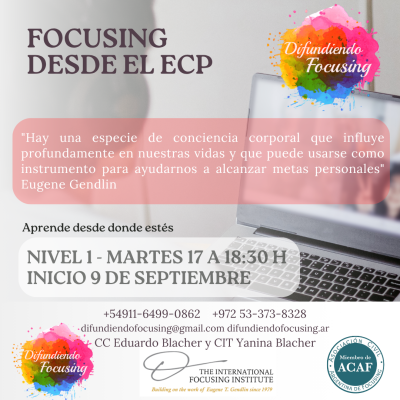Focuisng desde el ECP - Nivel 1- Difundiendo Focusing
