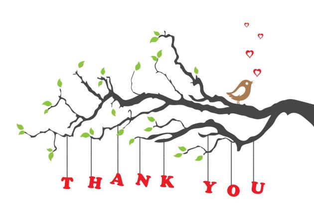 Thank you graphic