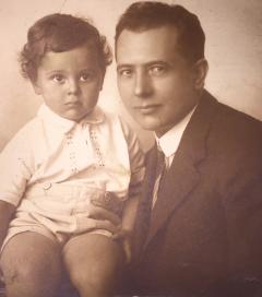 Gene and his Father Leonid